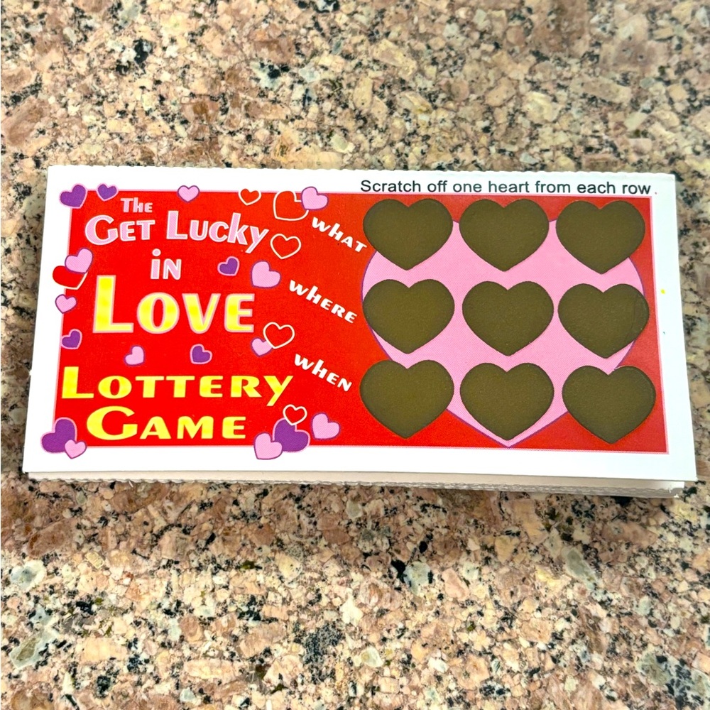 12 Lucky in love scratchers game for your mate